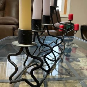 5 star shaped candle holder.